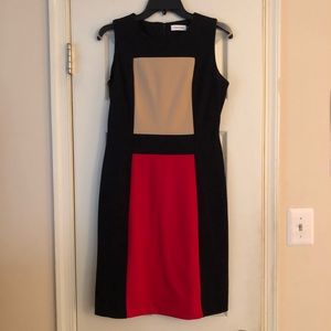 Calvin Klein Colorblock Dress